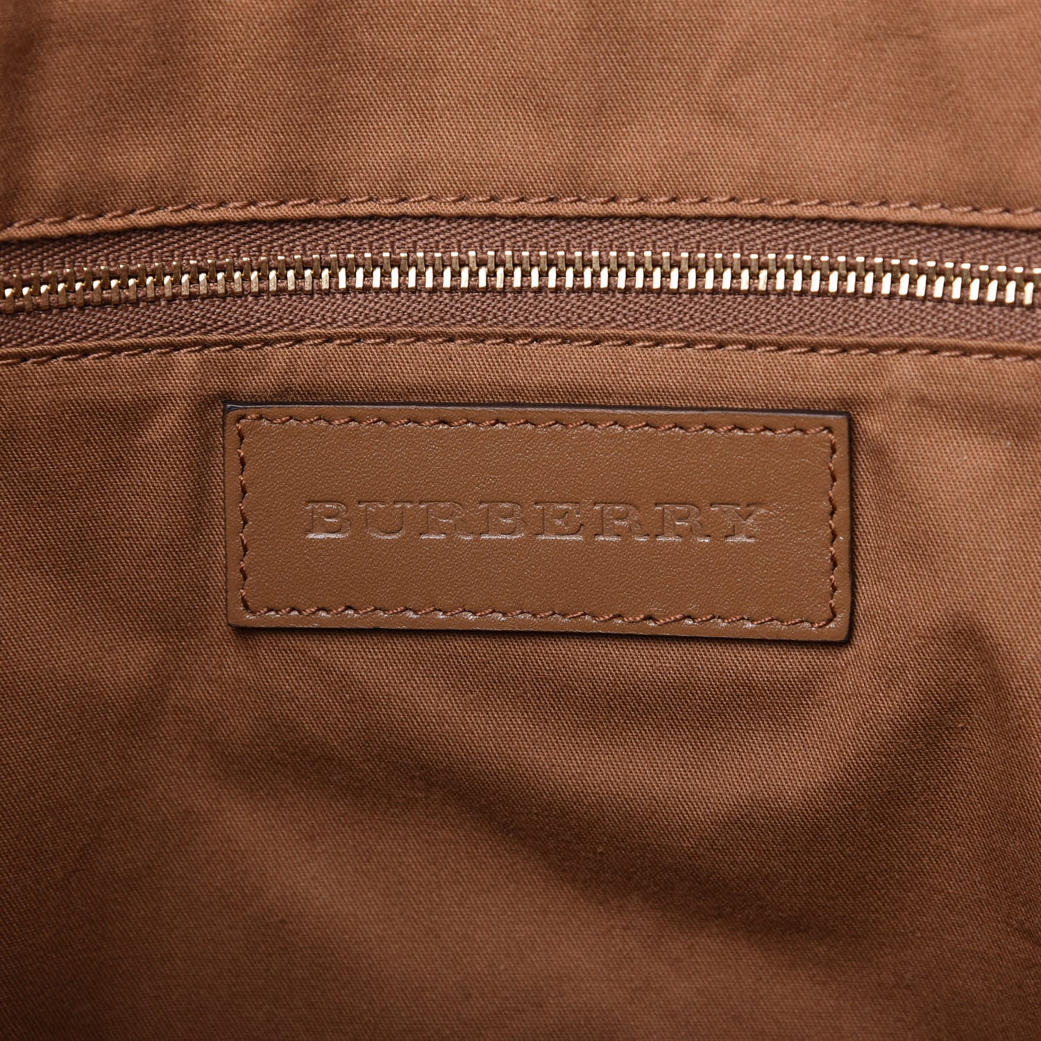 Burberry Haymarket Check Medium Salisbury Tote Camel 8 of 12