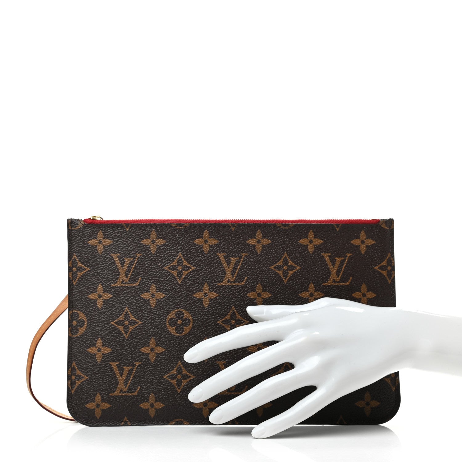 Louis Vuitton Monogram Neverfull MM GM Pochette Cherry 2 of 7