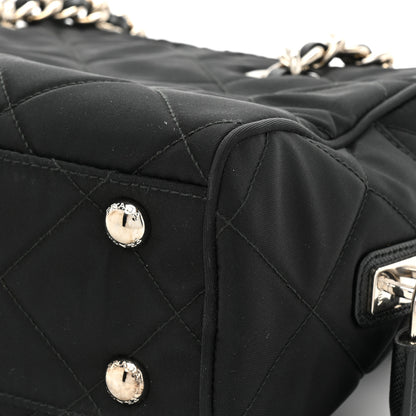 Prada Nylon Tessuto Impuntu Quilted Shoulder Bag Black 12 of 12