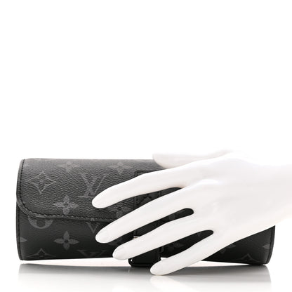 Louis Vuitton Monogram Eclipse 3 Watch Travel Case 2 of 7