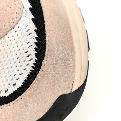 Chanel Mesh Suede Fabric Womens CC Sneakers 38 White Ivory Light Beige 16 of 20