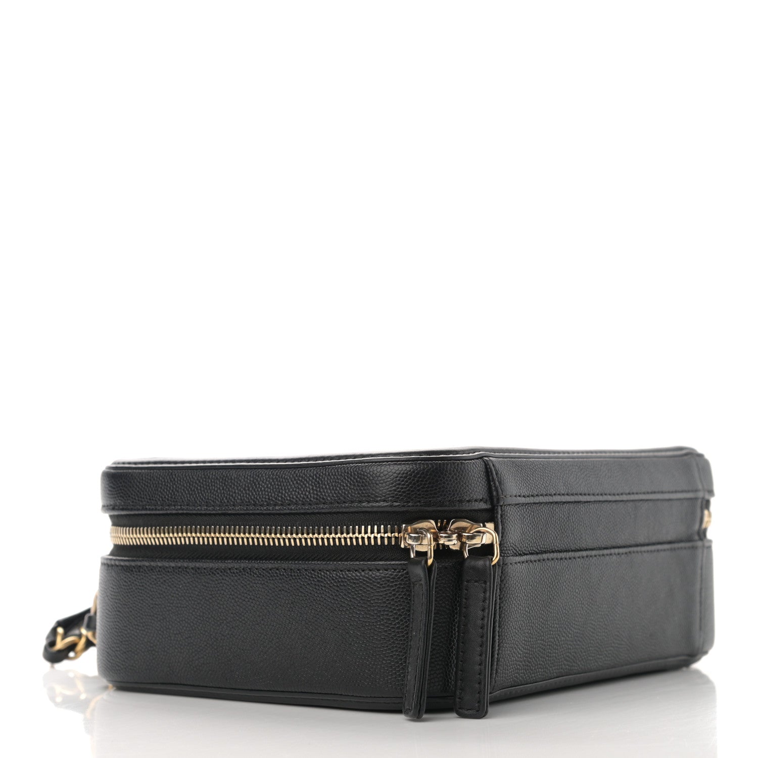 Chanel Caviar Quilted Medium CC Filigree Vanity Case Black 4 of 13