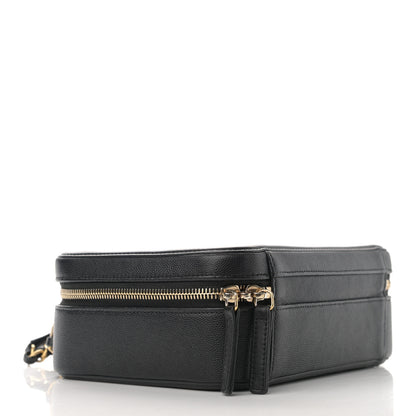 Chanel Caviar Quilted Medium CC Filigree Vanity Case Black 4 of 13