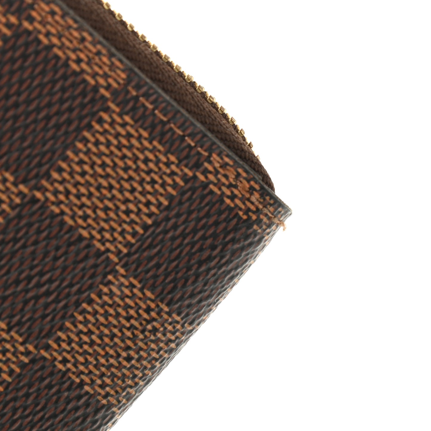 Damier Ebene Clemence Wallet Cherry