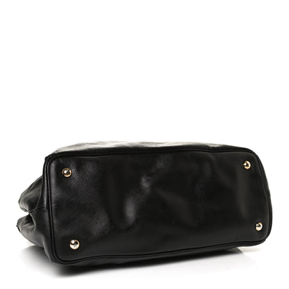 Prada Saffiano Medium Galleria Double Zip Tote Black 4 of 11