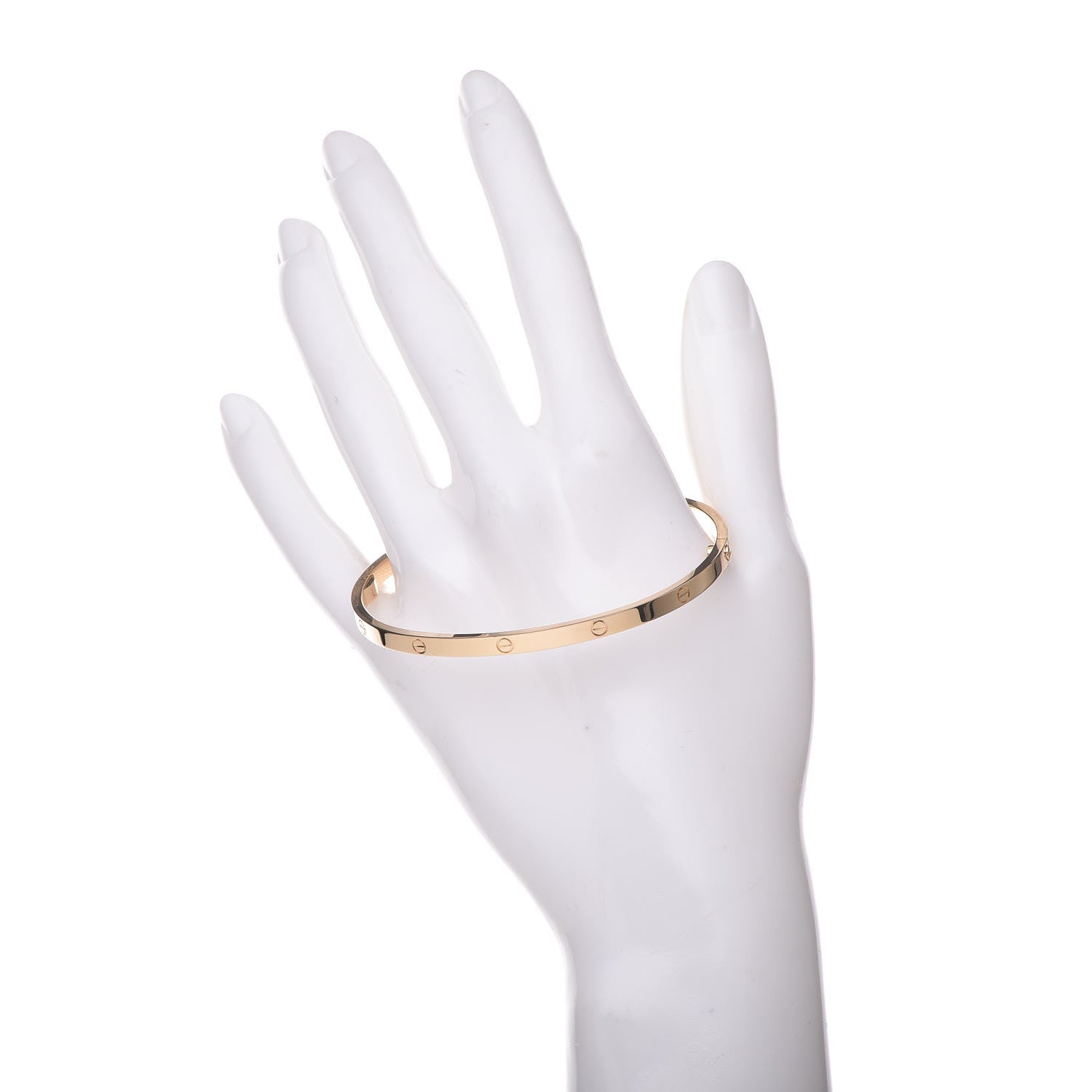 Cartier 18K Yellow Gold Small LOVE Bracelet 19 2 of 7