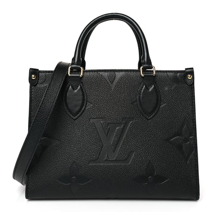 Louis Vuitton Empreinte Monogram Giant Onthego PM Black 1 of 8