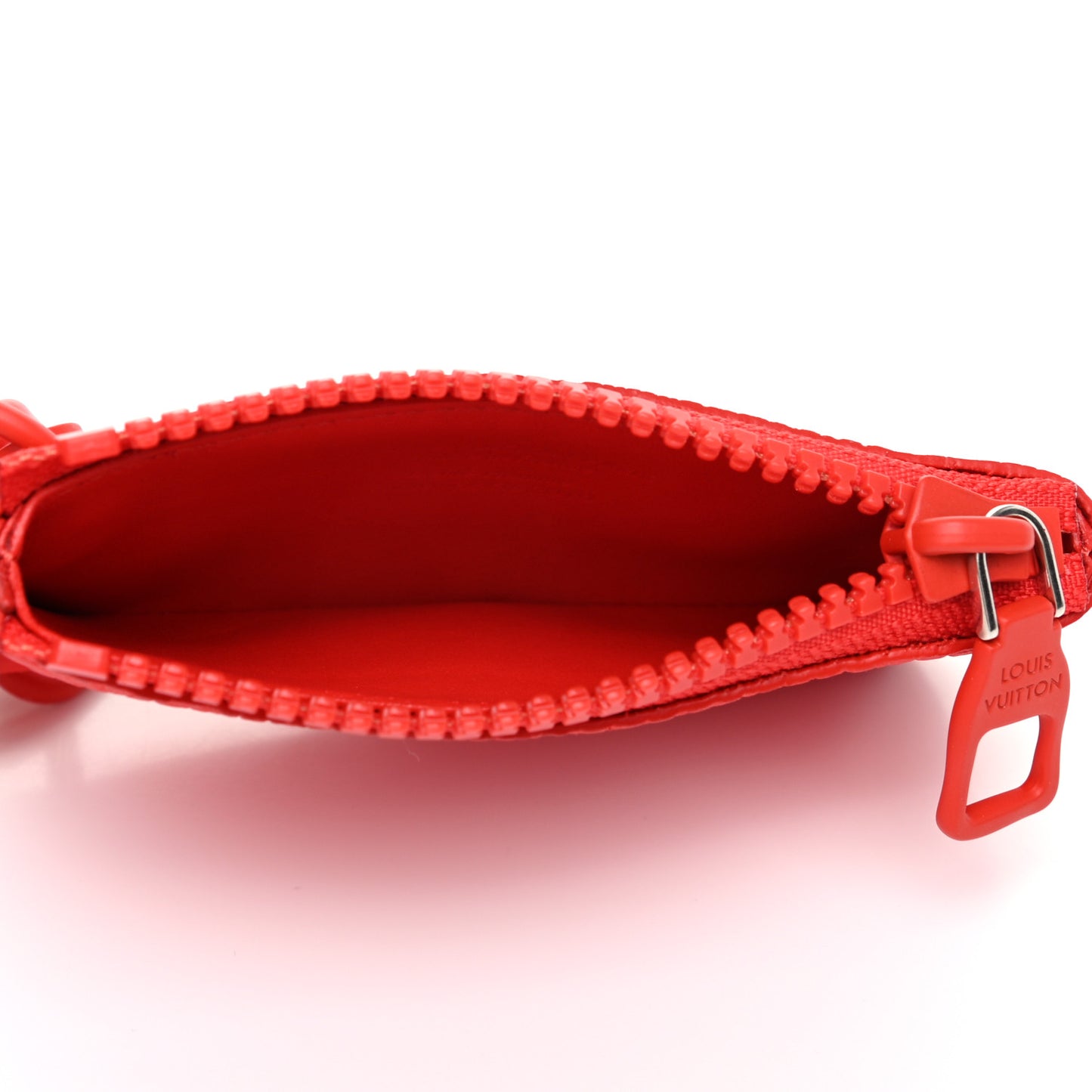 Taurillon Monogram Solar Ray Key Pouch Rouge