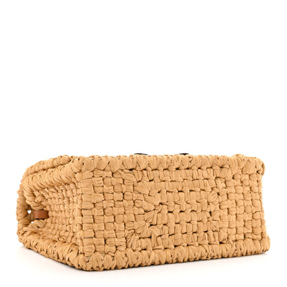 Salvatore Ferragamo Raffia Miss Vara Bow Chain Bag Natural 4 of 11