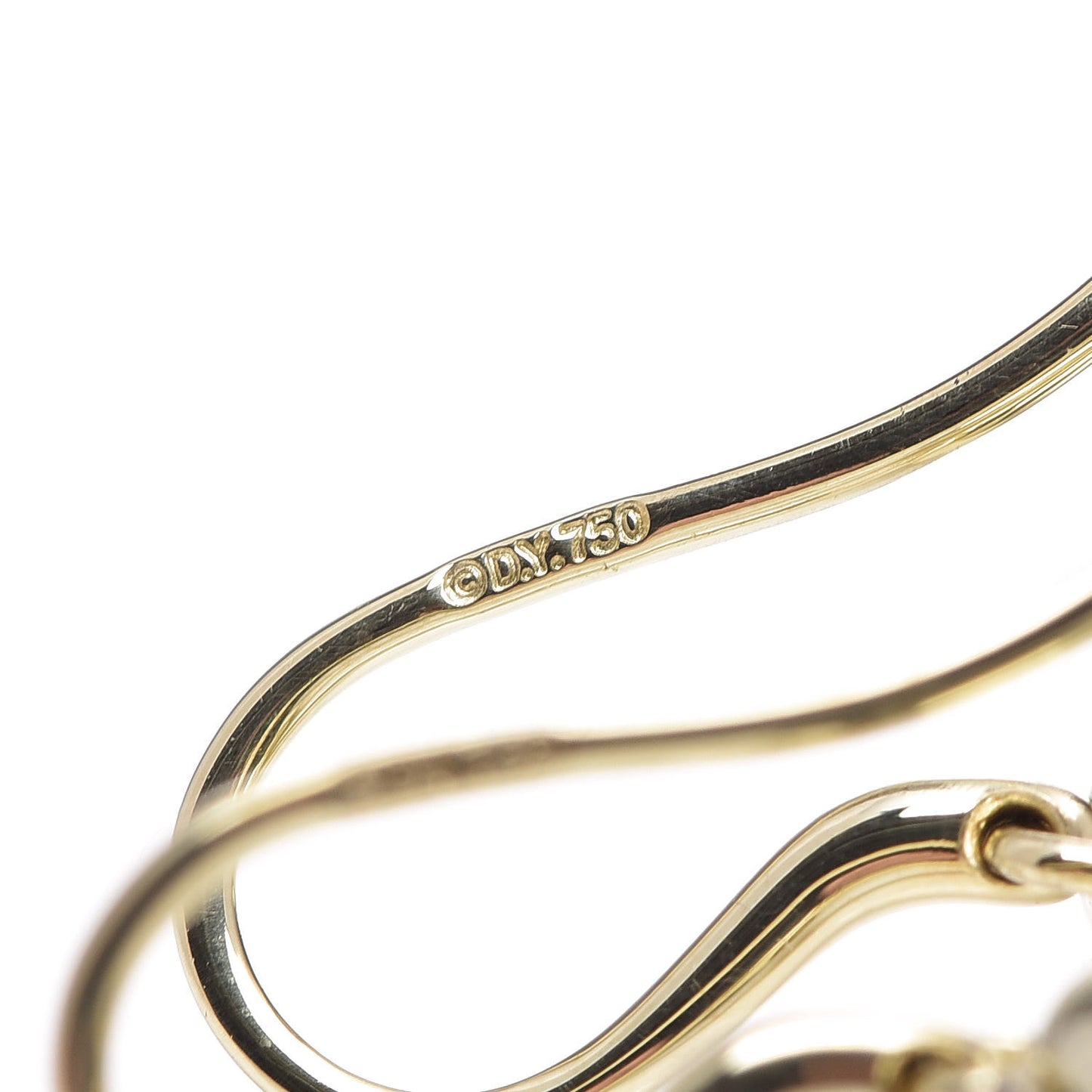 18K Gold 18mm Quatrefoil Drop Earrings