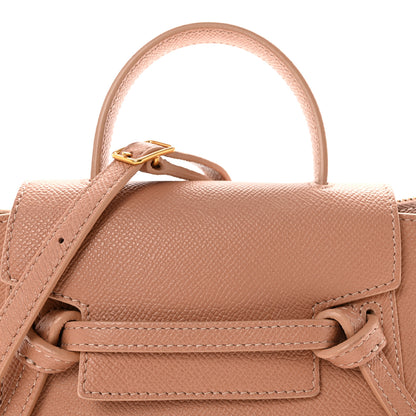 Celine Grained Calfskin Micro Belt Bag Vintage Pink 8 of 10