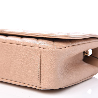 Chanel Caviar Quilted Medium CC Filigree Flap Beige 11 of 12