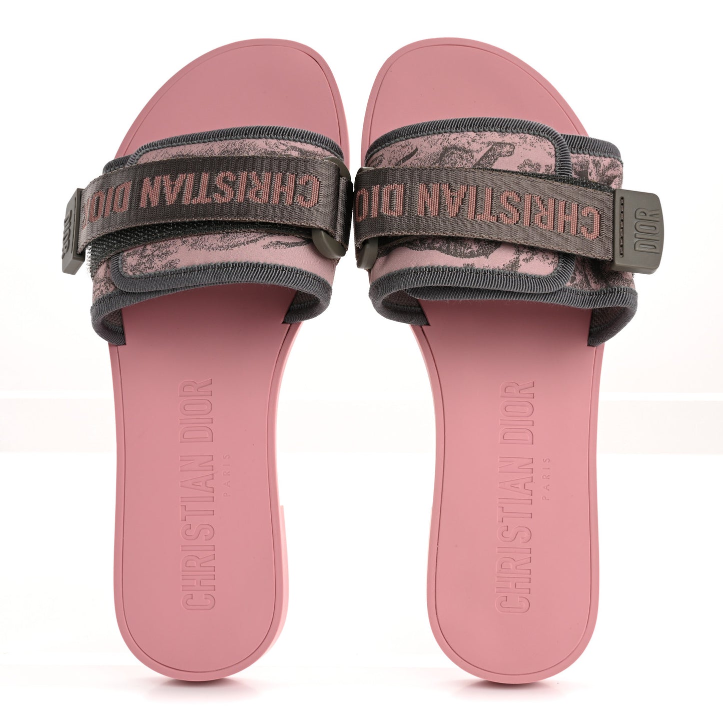 Nylon Dio(r)evolution Slide Sandals 36 Chateau Pink