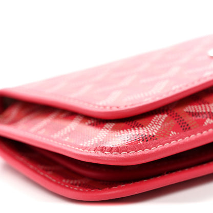 Goyard Goyardine Le Jardin Plumet Wallet Clutch Fuchsia 9 of 10
