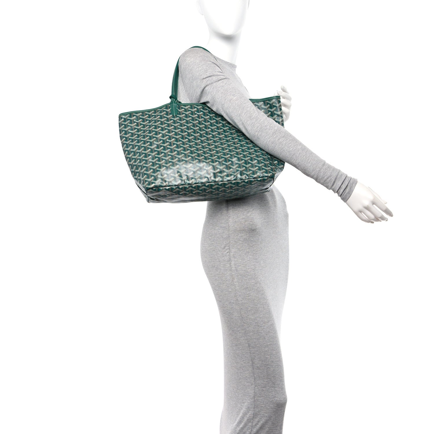 Goyard Goyardine Saint Louis PM Green 2 of 10