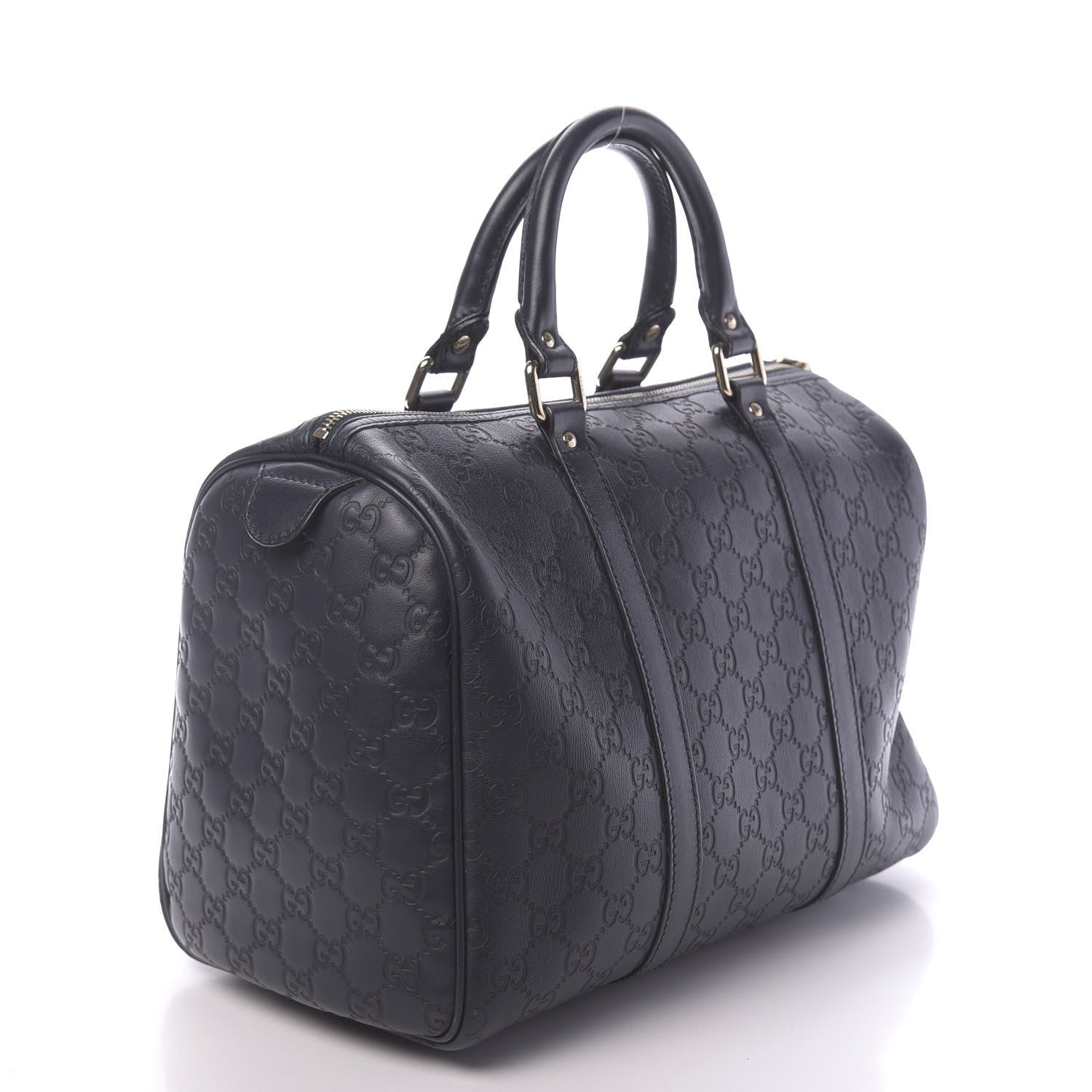 Gucci Guccissima Medium Joy Boston Blue 3 of 10