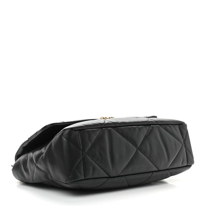Chanel Lambskin Quilted Large Chanel 19 Flap Black 4 of 9