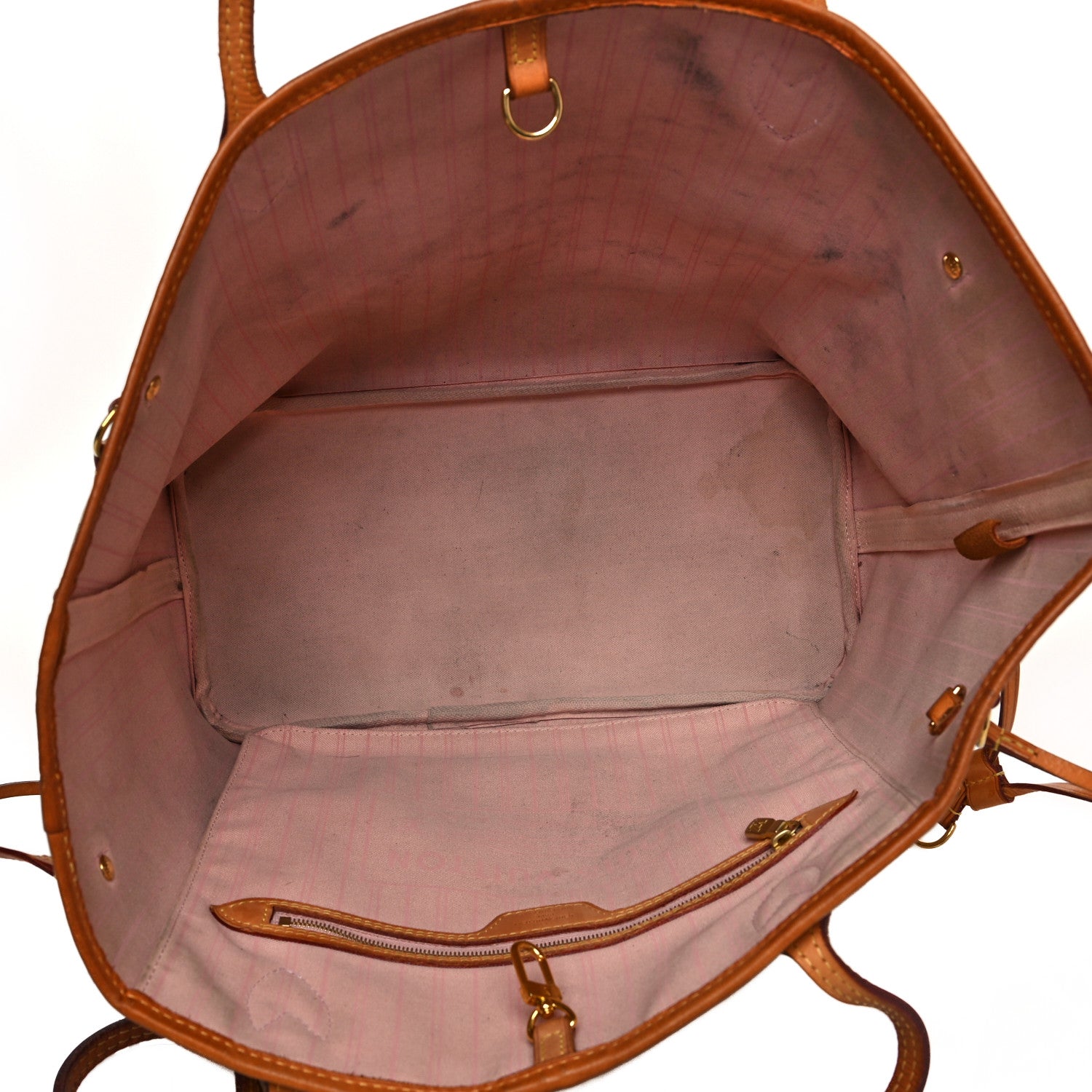 Louis Vuitton Damier Azur Neo Neverfull MM Rose Ballerine 4 of 17