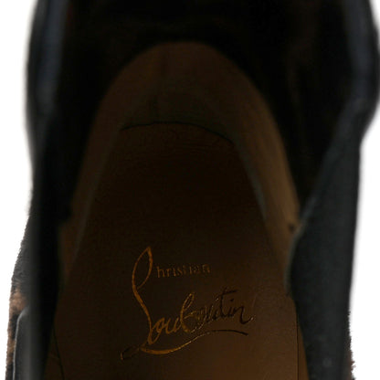 Christian Louboutin Pony Kid Leopard Turelastic 55 Ankle Boots 41 Brown Black 8 of 9