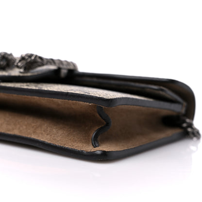 Gucci GG Supreme Monogram Super Mini Dionysus Shoulder Bag Taupe 8 of 9