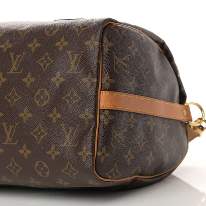 Louis Vuitton Monogram Patches Speedy Bandouliere 30 10 of 17