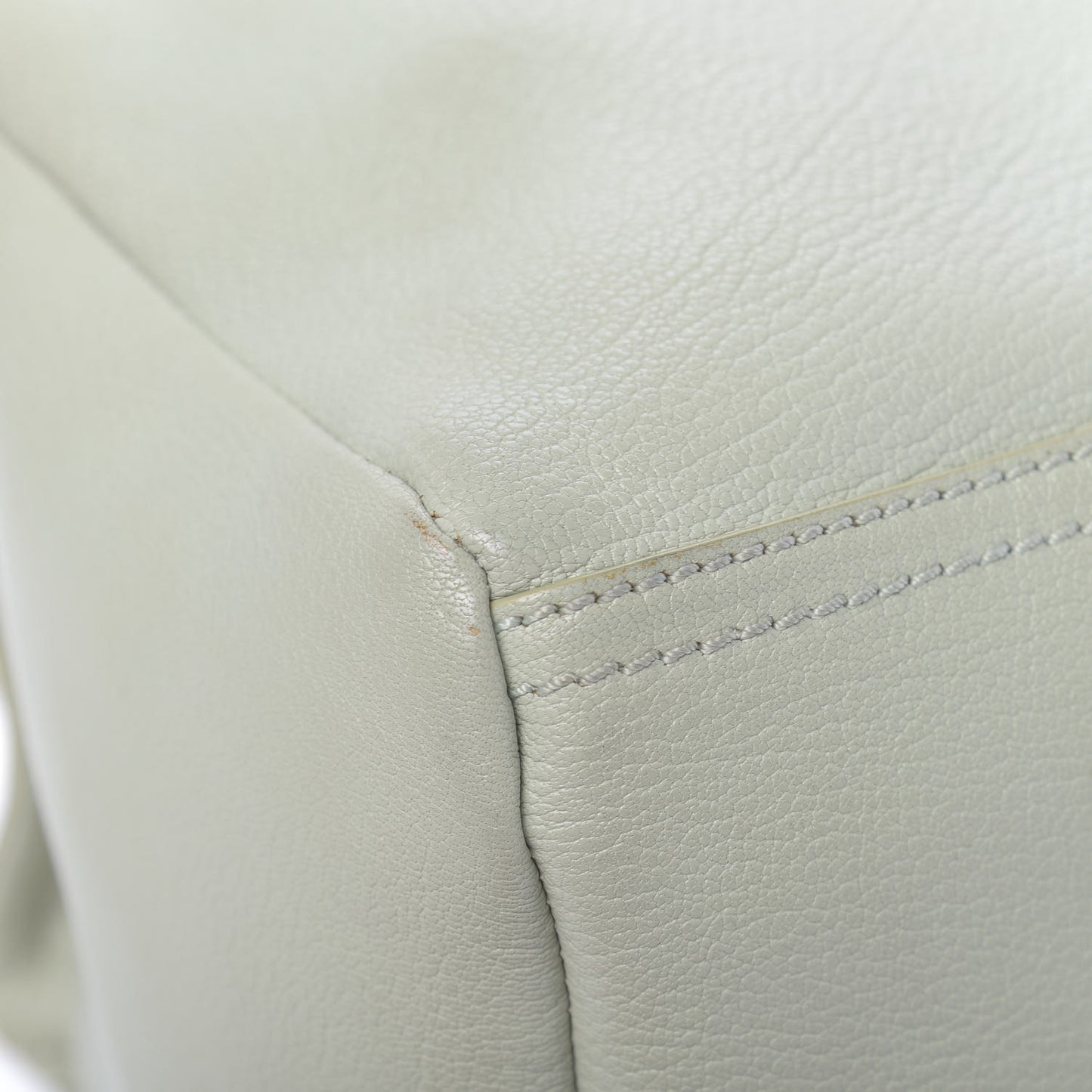 Sugar Goatskin Small Pandora Aqua Green