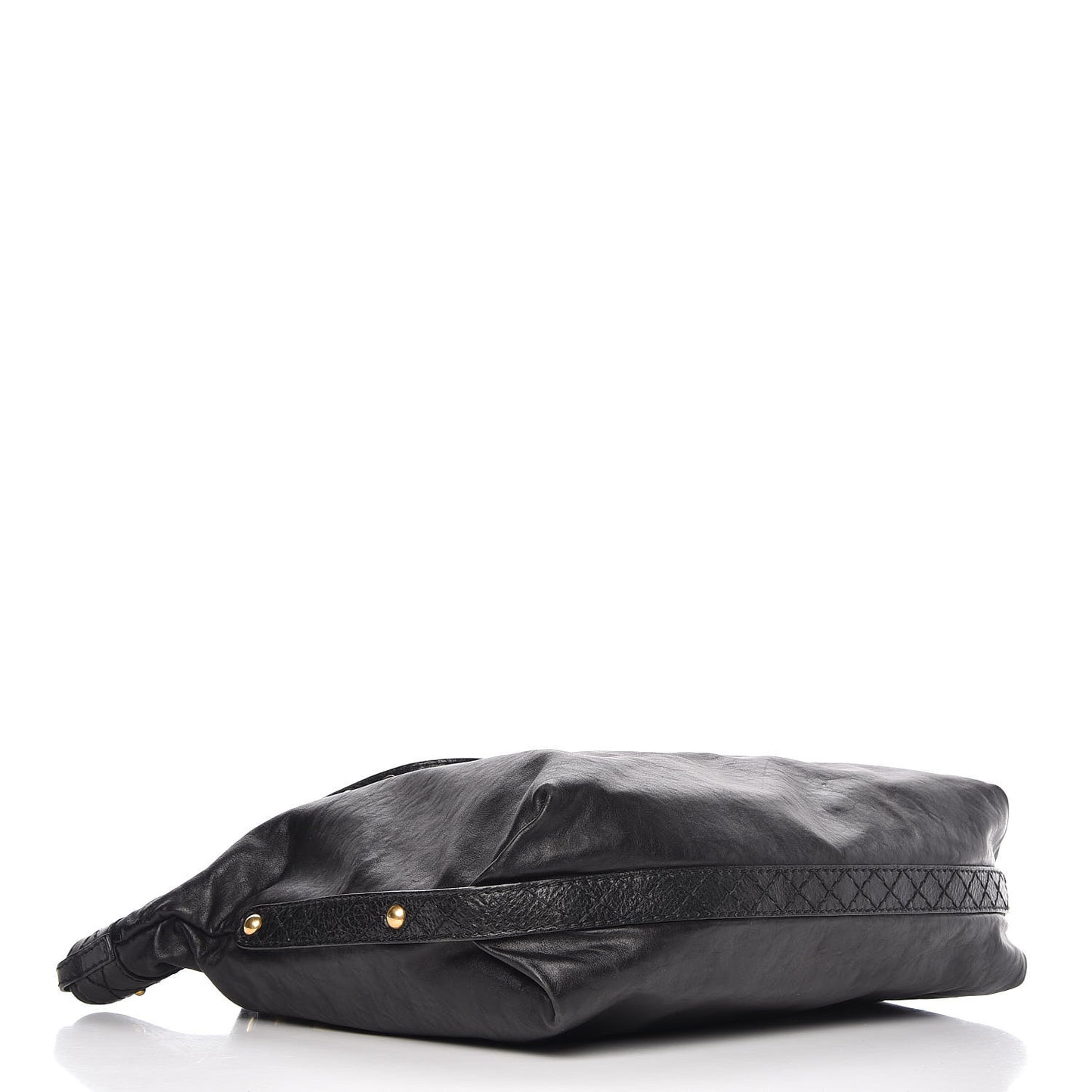 Calfskin Studded Medium Irina Tote Black