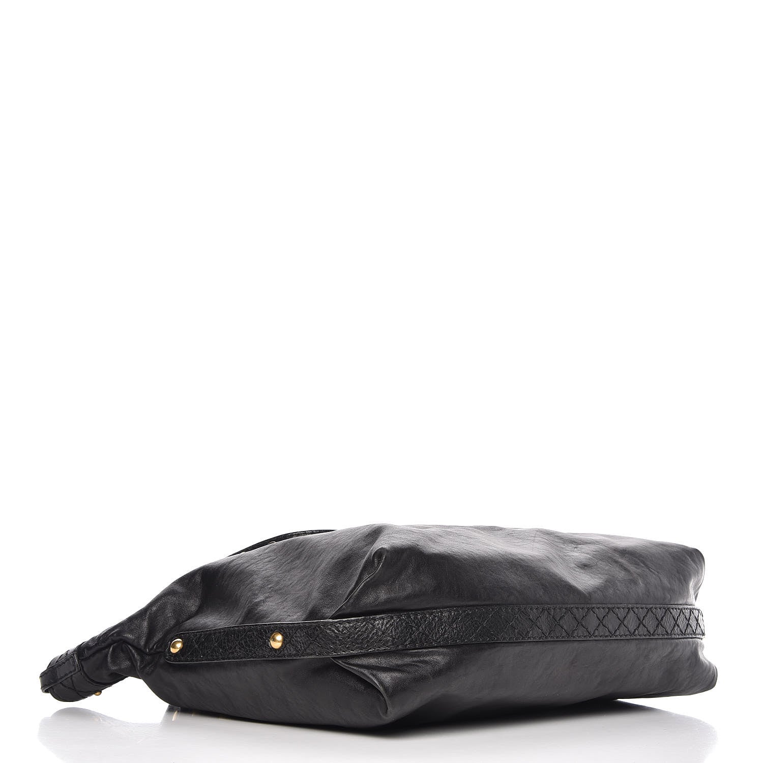 Gucci Calfskin Studded Medium Irina Tote Black 4 of 9
