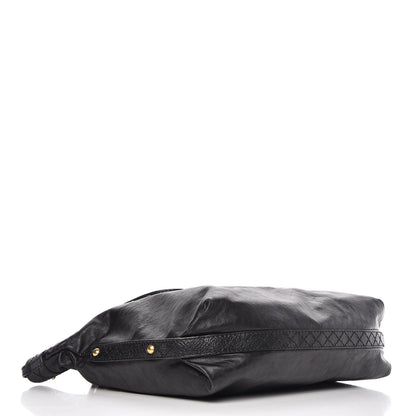 Gucci Calfskin Studded Medium Irina Tote Black 4 of 9