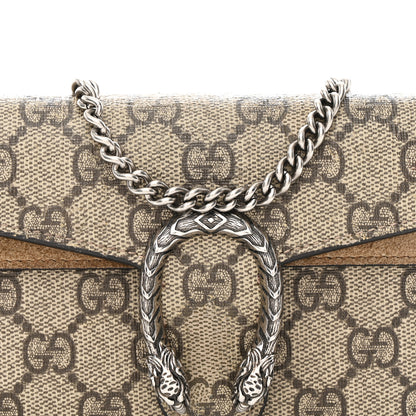 Gucci GG Supreme Monogram Super Mini Dionysus Shoulder Bag Taupe 7 of 9