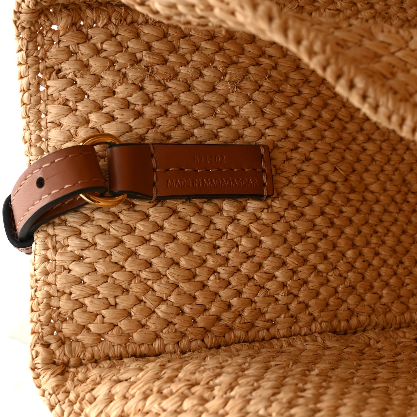 Raffia Small Paula's Ibiza Logo Tote Natural Tan Natural Tan