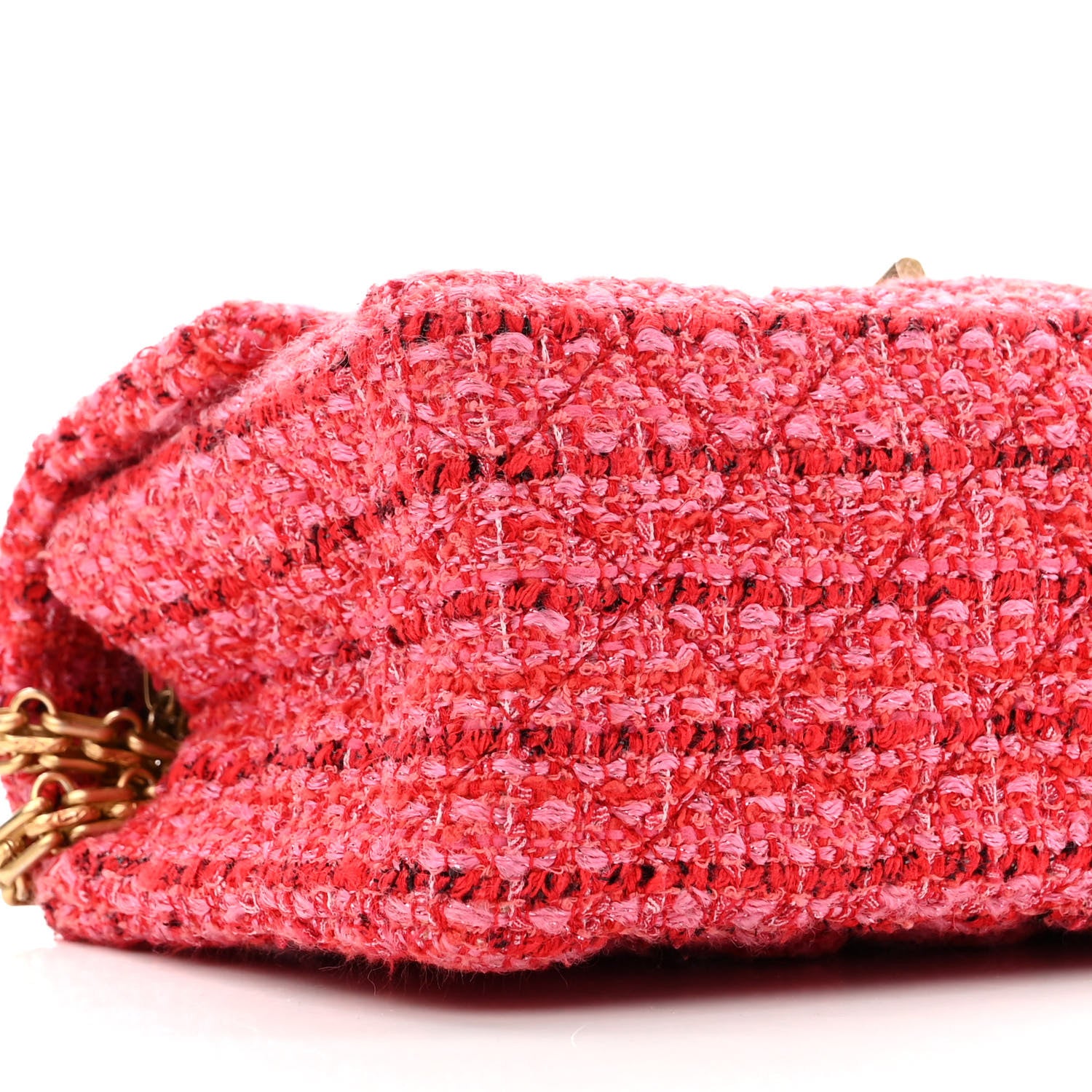 Chanel Tweed Quilted Mini 2.55 Reissue Flap Red Ecru Black 9 of 14