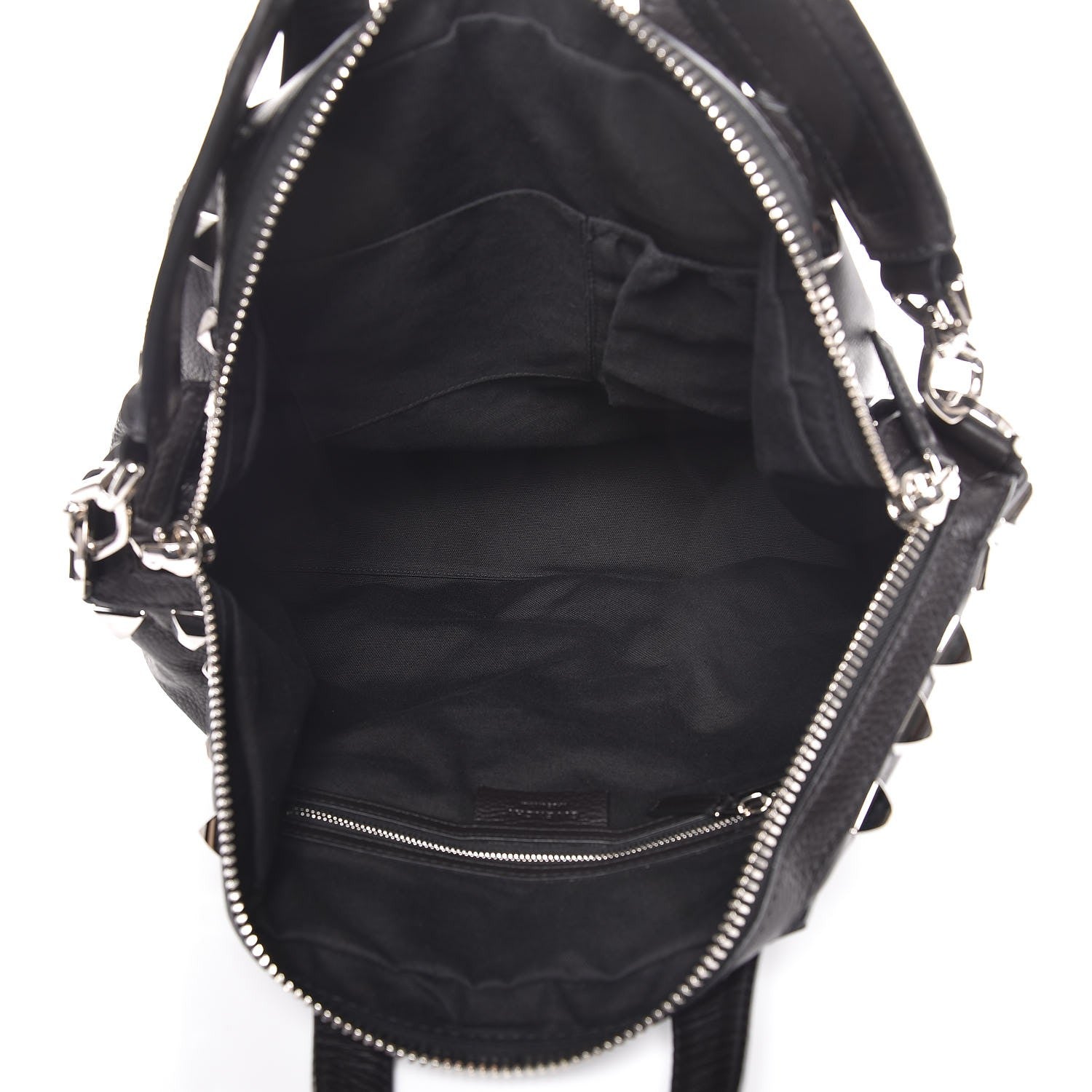 Givenchy Waxy Grained Calfskin Studded Medium Nightingale Black 6 of 13
