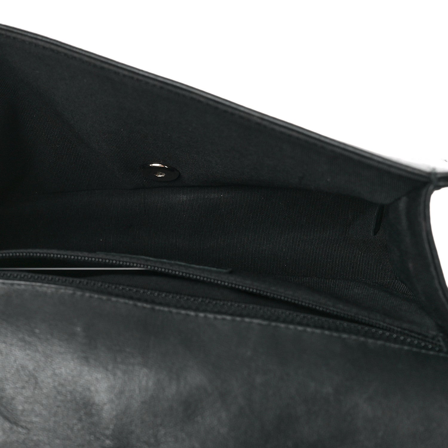 Chanel Lambskin Chevron Quilted Flap Black 5 of 9