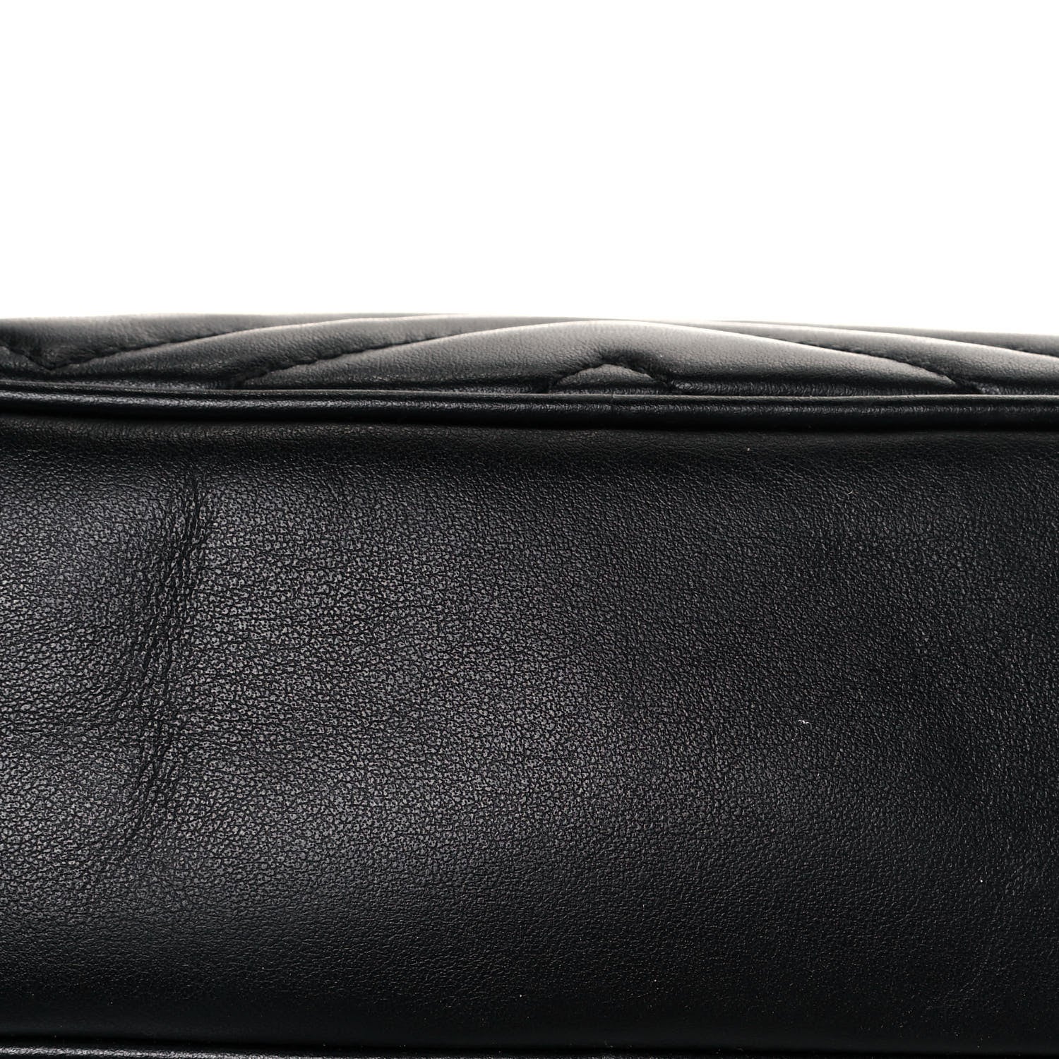 Gucci Calfskin Matelasse Small GG Marmont Chain Shoulder Bag Black 15 of 16