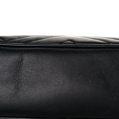 Gucci Calfskin Matelasse Small GG Marmont Chain Shoulder Bag Black 15 of 16