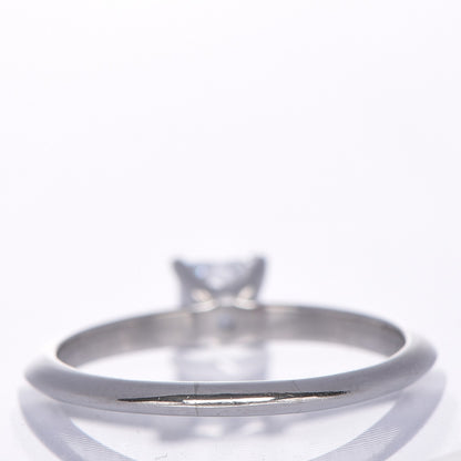 Tiffany Platinum .56 ct Princess Cut Diamond Engagement Ring 8 4 of 9