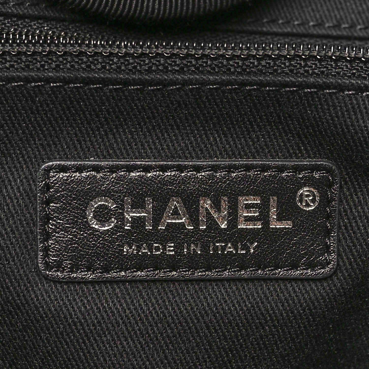 Chanel Canvas Pearl Medium Deauville Tote Black 6 of 12