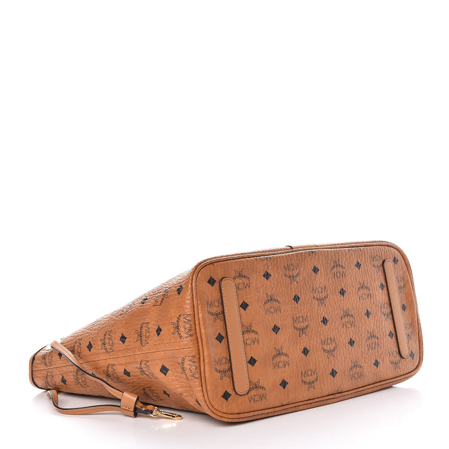 Visetos Medium Liz Reversible Shopper Tote Cognac