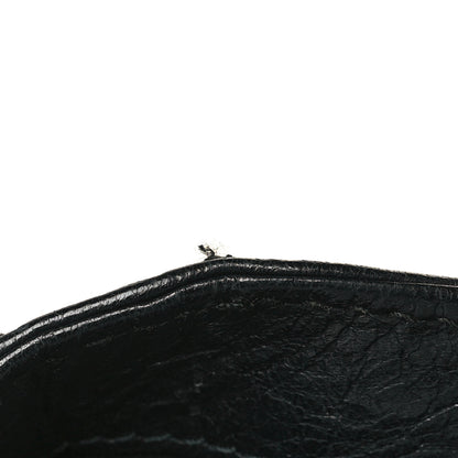 Balenciaga Agneau Giant 12 Rose Gold Hardware Neo Folk Messenger Black 13 of 15
