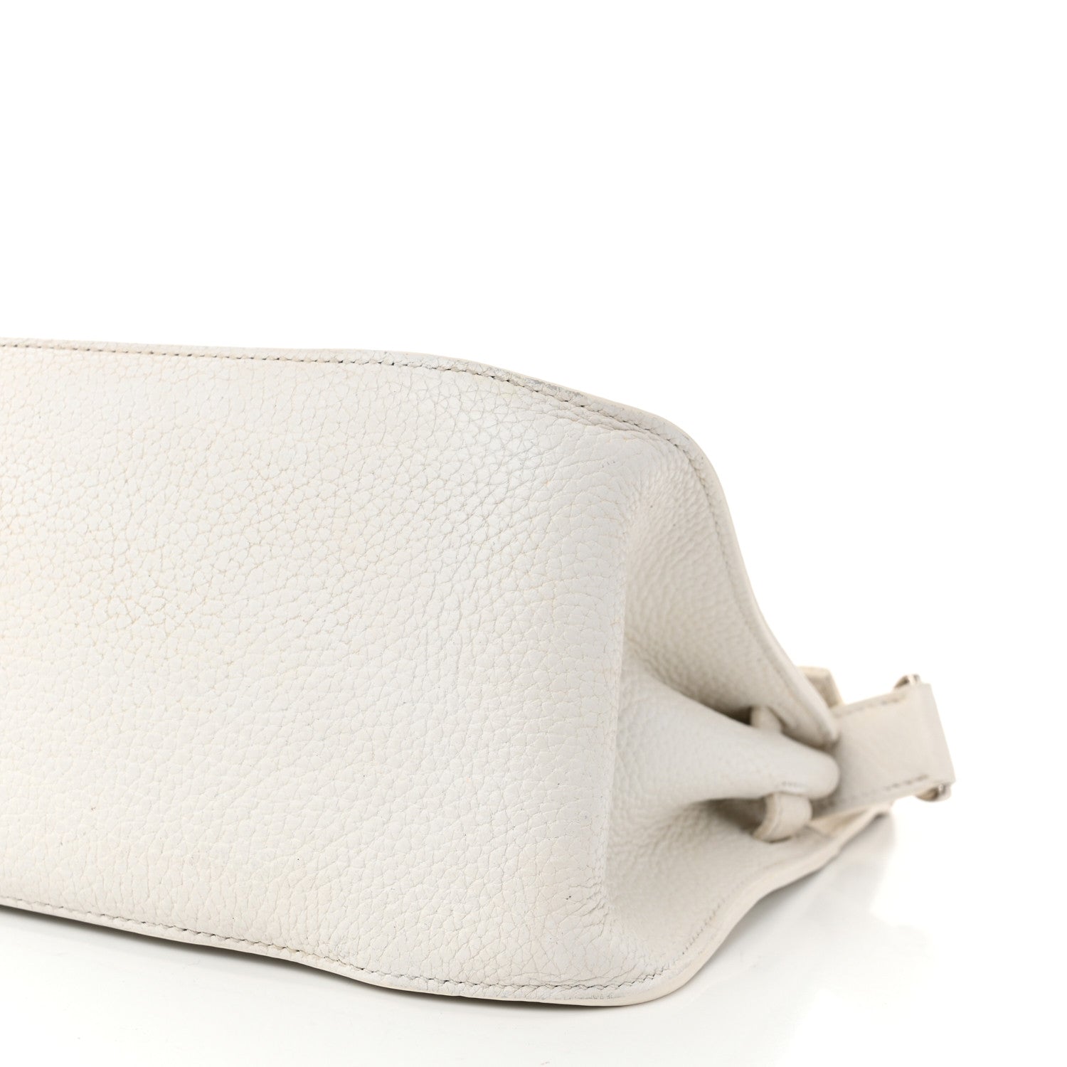 Hermes Taurillon Clemence Jypsiere 28 White 10 of 15