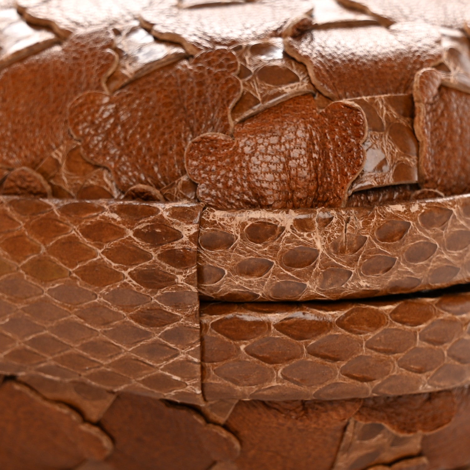 Bottega Veneta Ayers Grained Calfskin Intrecciato Knot Clutch Brown 12 of 12