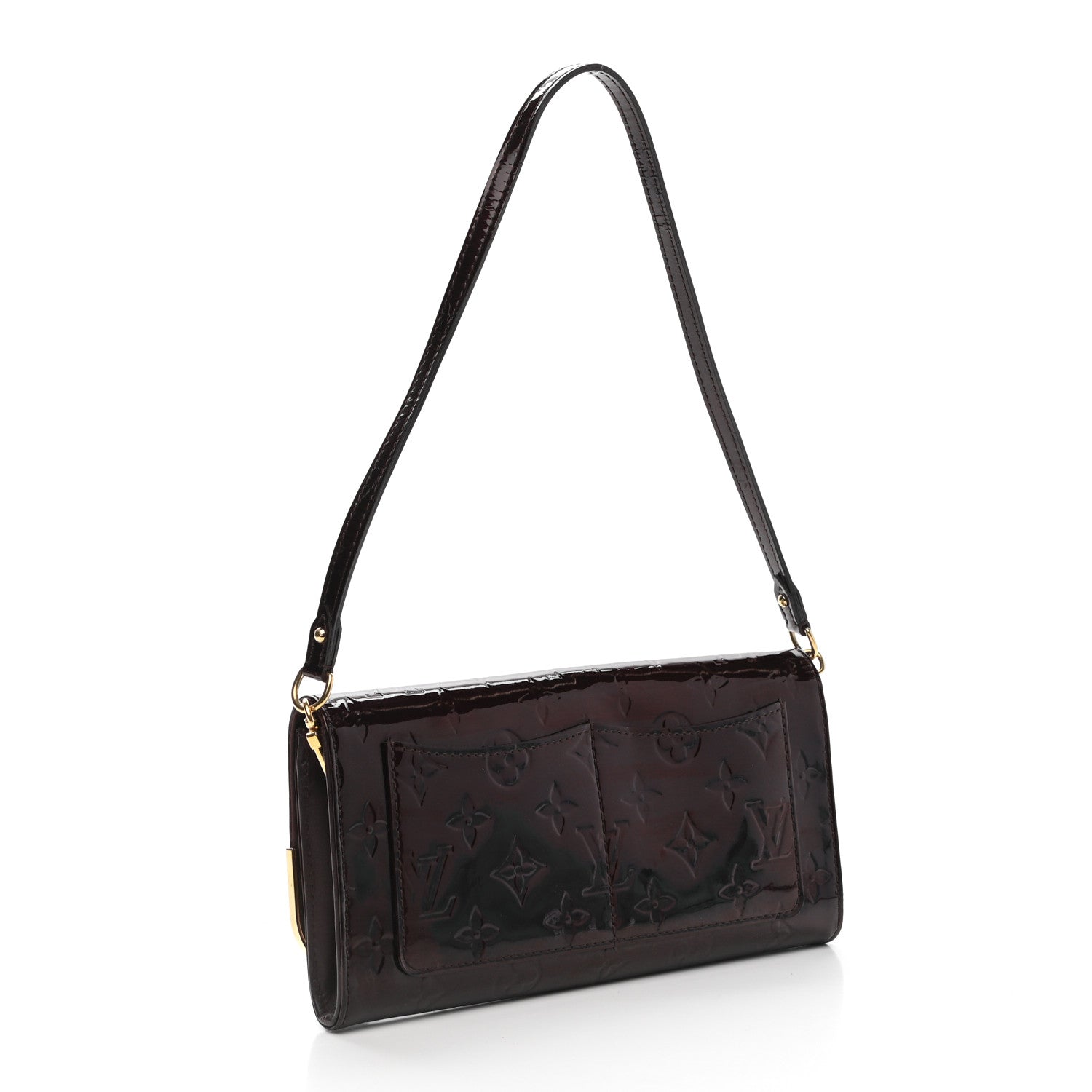 Louis Vuitton Vernis Rossmore MM Rouge Fauviste 3 of 11