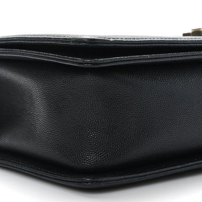 Chanel Caviar Quilted New Medium Boy Flap Black 8 of 9