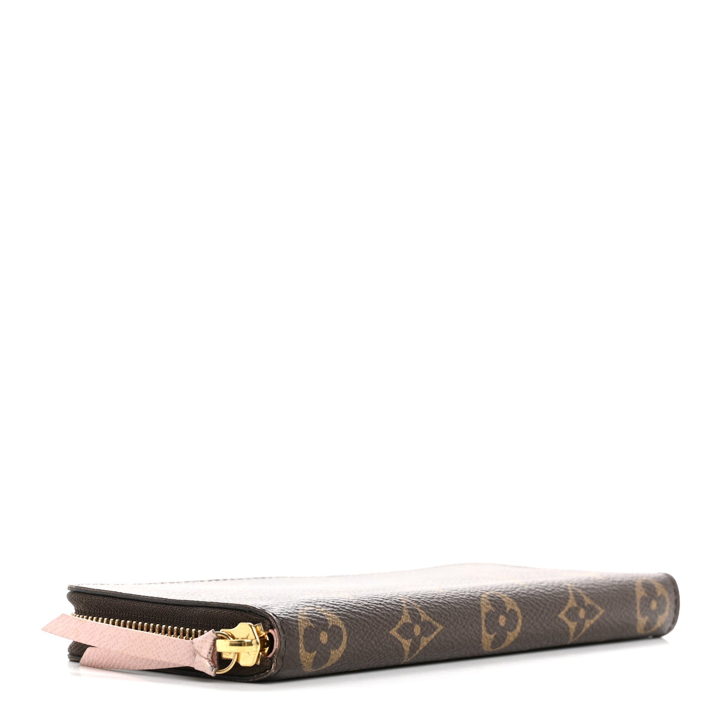 Monogram Clemence Wallet Rose Ballerine