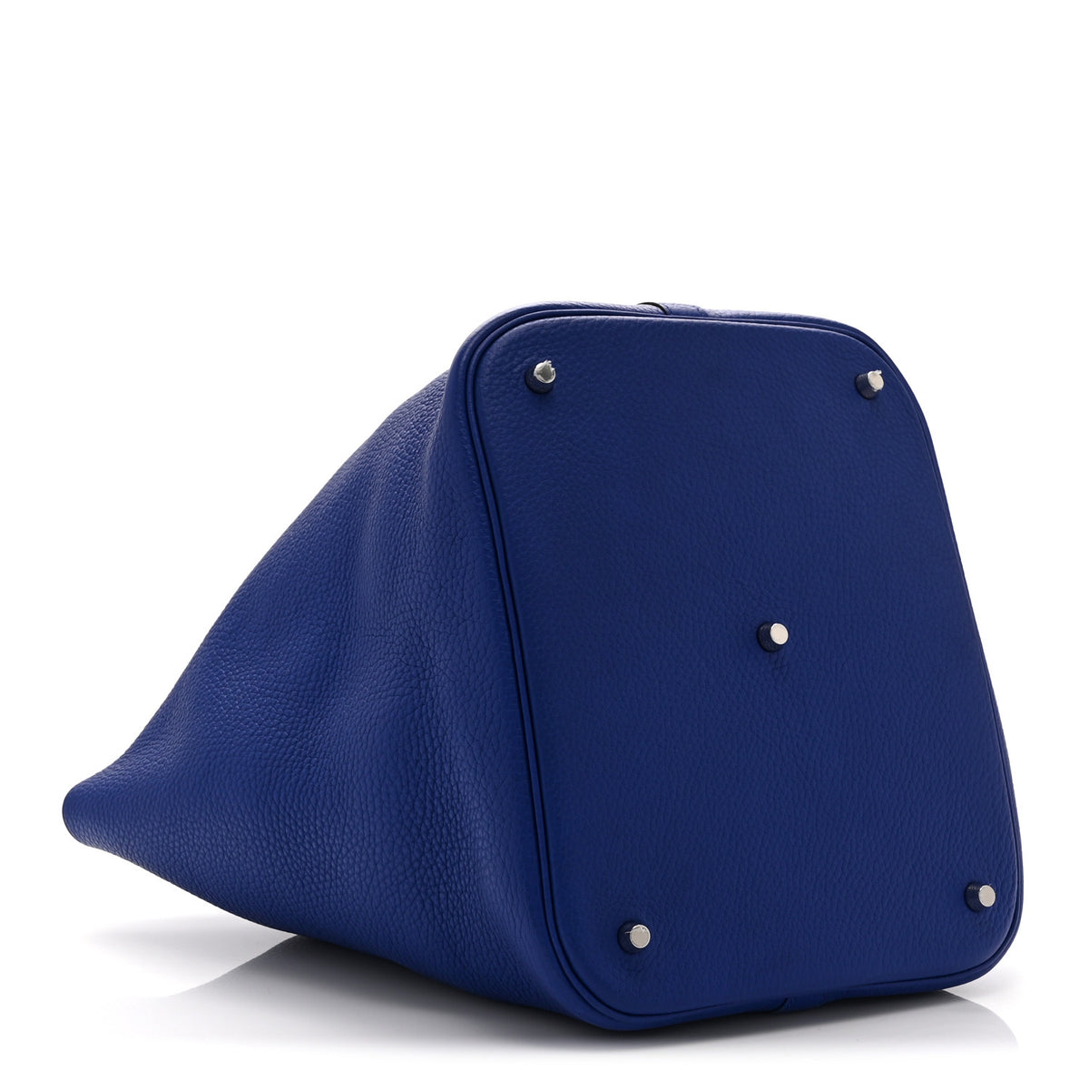 Hermes Taurillon Clemence Picotin Lock 26 GM Bleu Electrique 4 of 10