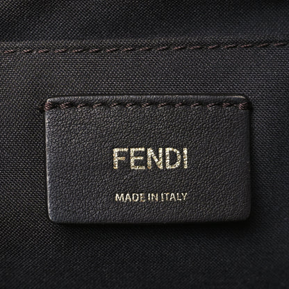 Fendi Vitello King Logo Embossed Mini By The Way Boston Bag Azzurro Baby 5 of 9