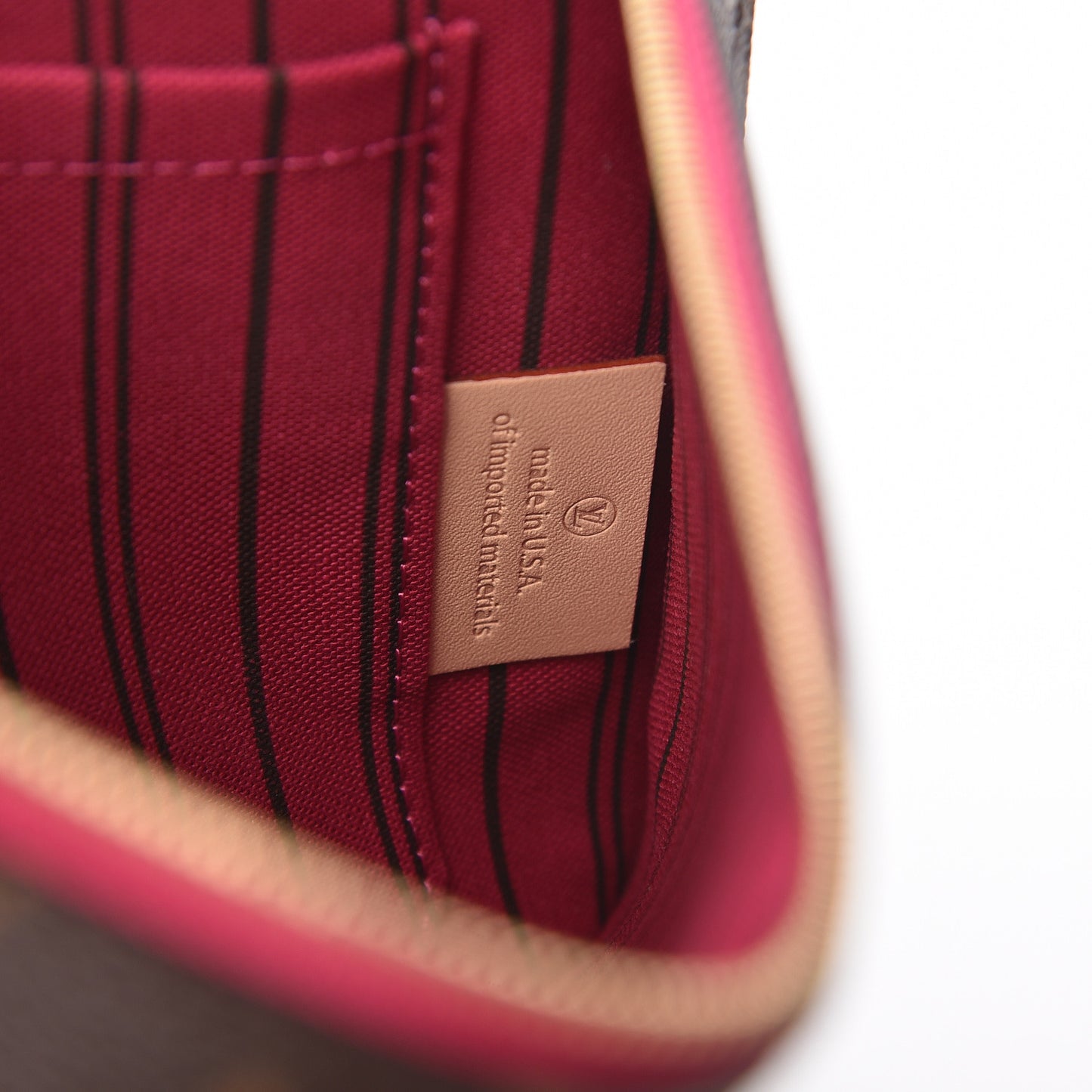 Monogram Neverfull MM GM Pochette Pivoine