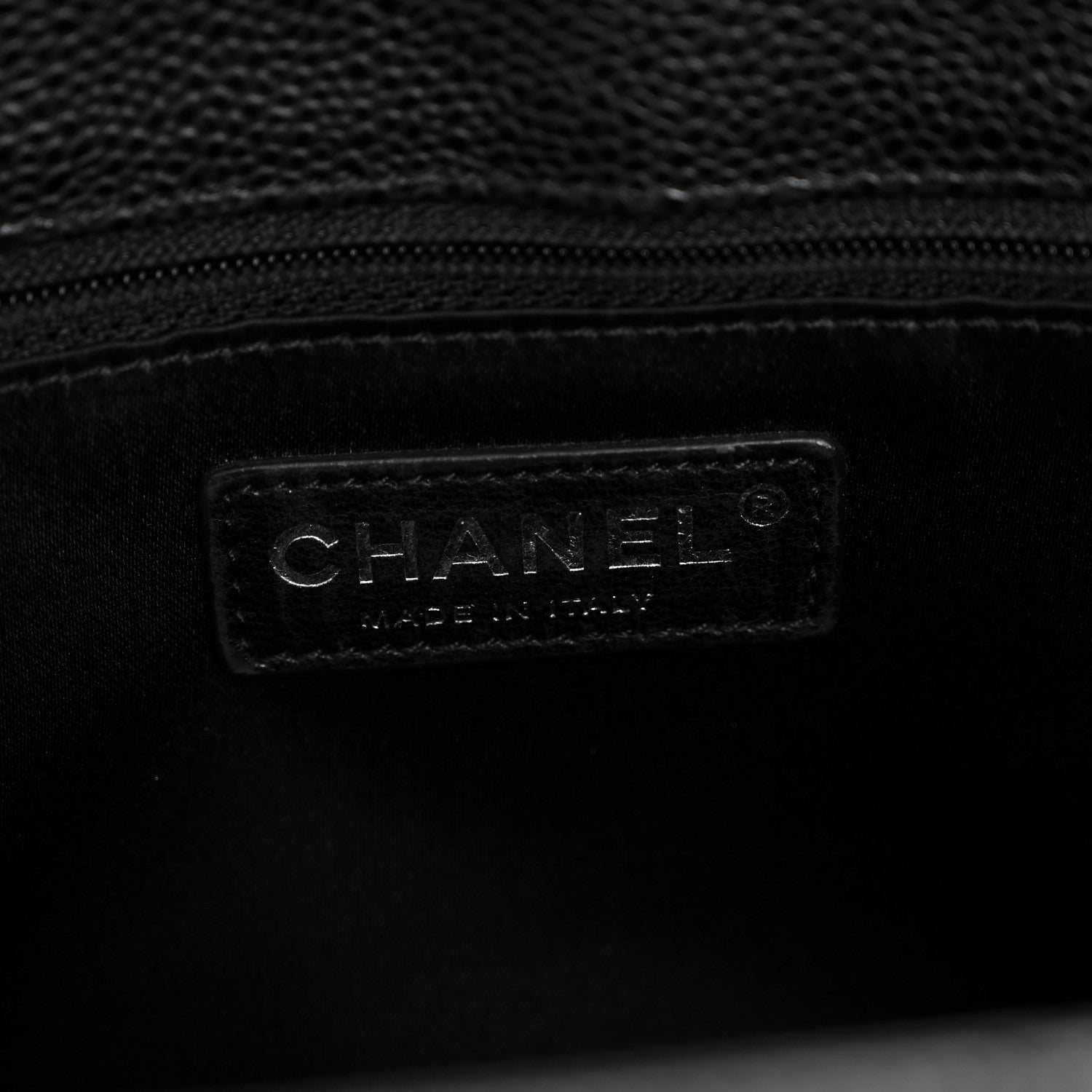 Chanel Caviar Quilted Grand Shopping Tote GST Black 6 of 14