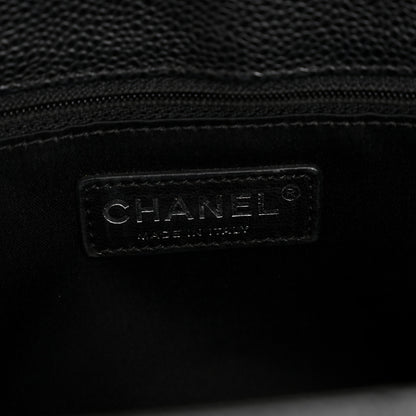 Chanel Caviar Quilted Grand Shopping Tote GST Black 6 of 14